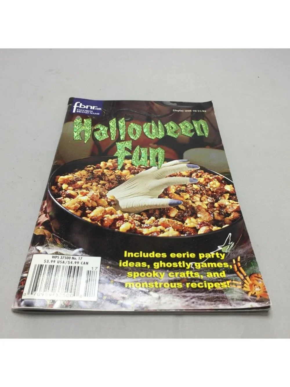 FBNR Favorite Brand Name Halloween Fun Magazine 2002 Party Ideas Games Crafts